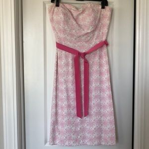 Lily Pulitzer strapless dress Size 10